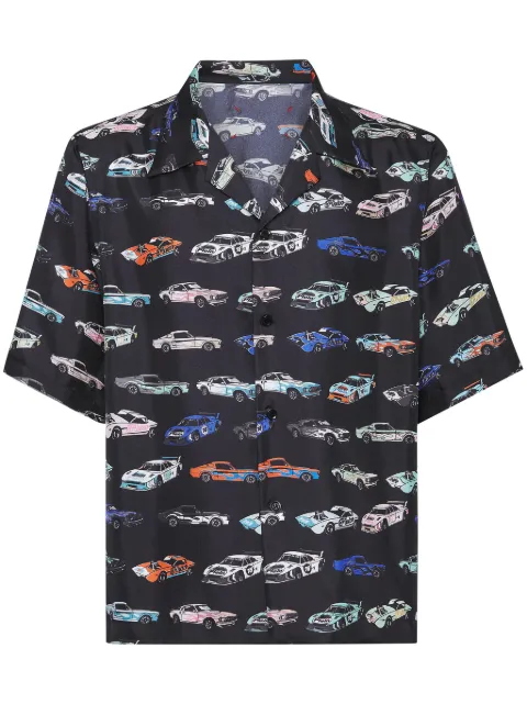 Philipp Plein Cars Racing shirt Black SAECMRP2354PTE028N