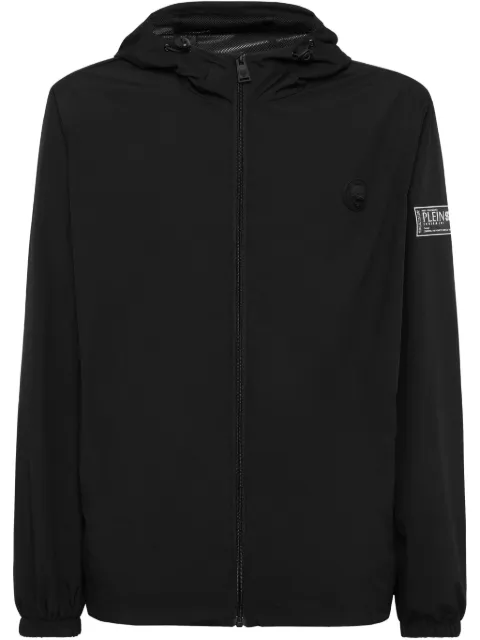 Plein Sport zip-up windbreaker jacket Black SAECMRB2685STE003N