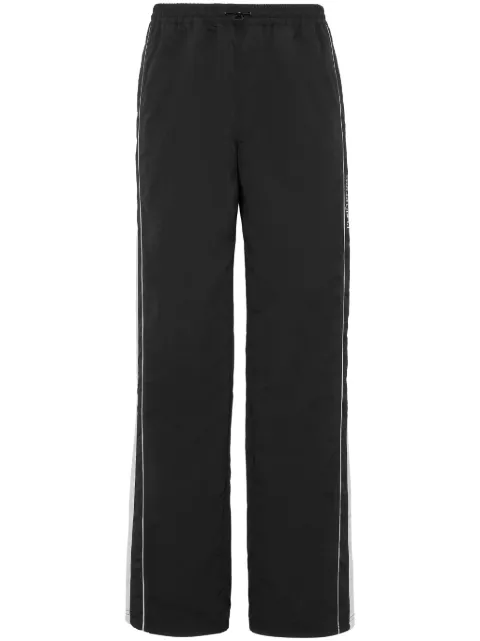 Plein Sport side-stripe track pants Black SAECMJT2493STE003N