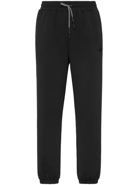 Plein Sport logo-patch track pants Black SAECMJT2477STE003N