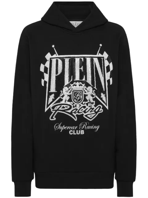 Philipp Plein Racing Club hoodie Black SAECMJB3624PTE003N