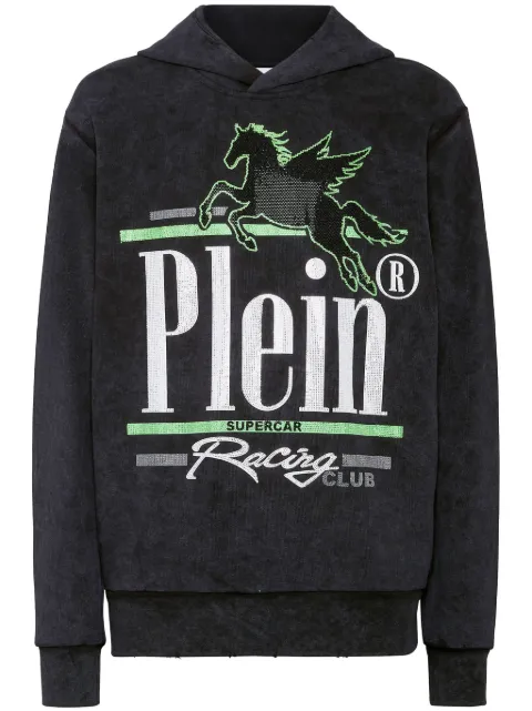 Philipp Plein Racing Club hoodie Black SAECMJB3609PTE003N
