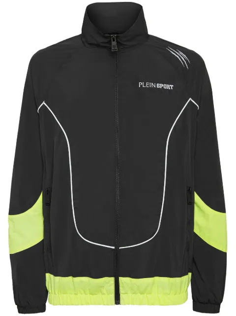 Plein Sport panelled bomber jacket Black SAECMJB3592STE003N