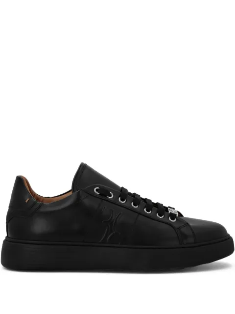 Billionaire nappa low-top sneakers Black BAESMSC3992BLE029N