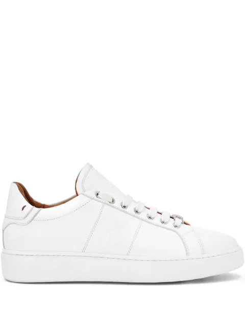 Billionaire nappa low-top sneakers White BAESMSC3992BLE029N