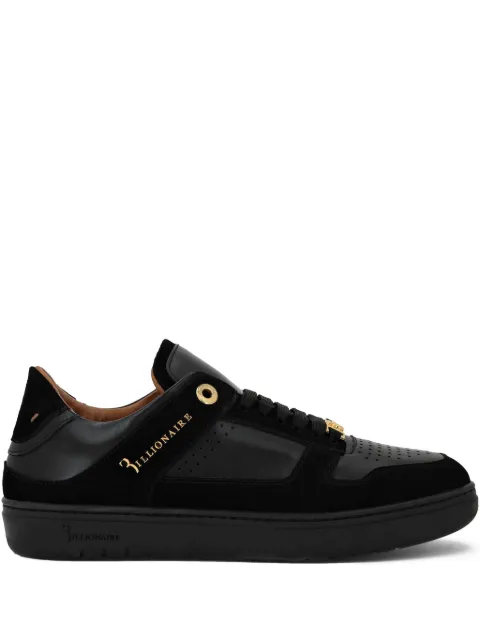 Billionaire suede low-top sneakers Black BAESMSC3990BLE001N