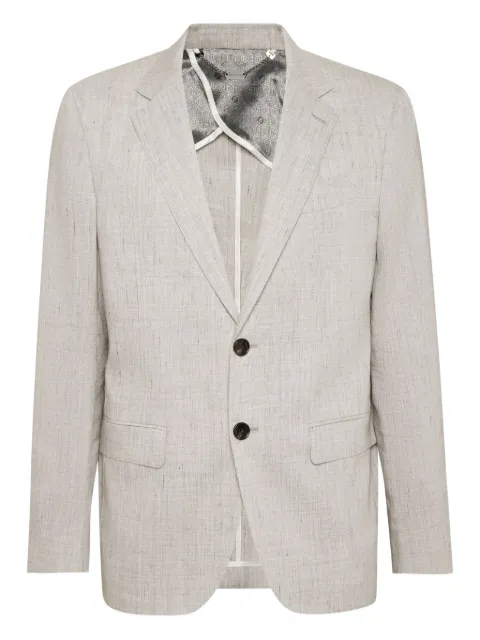 Billionaire single-breasted blazer Grey BAECMRF1944BTE048N