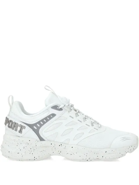 Plein Sport Runner Reflective Scratch sneakers White SAESUSC0740STE003N