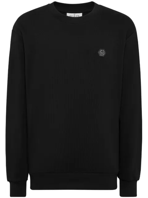 Philipp Plein Gothic Plein sweatshirt Black SAECMJO1247PJY002N