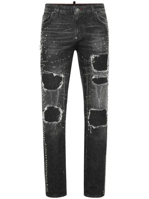 Philipp Plein Rock Star jeans Grey SAECMDT4038PDE004N