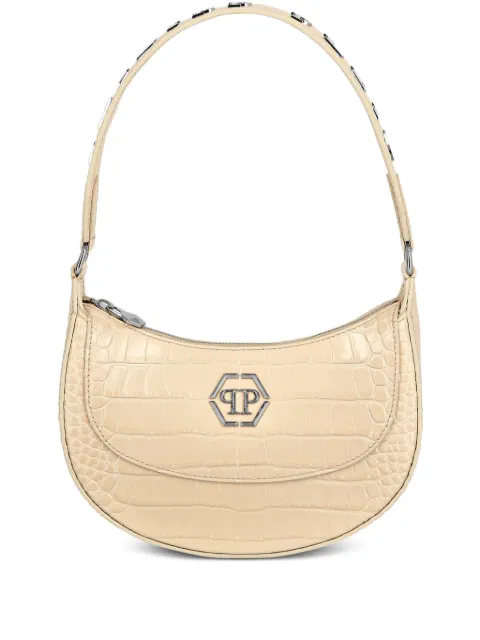 Philipp Plein Galaxy crocodile-embossed tote bag Neutrals SAEAWBA2064PLE010N