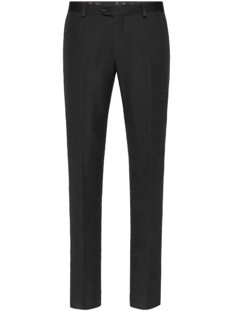 Billionaire pressed-crease trousers Black BAECMRT1509BTE004N