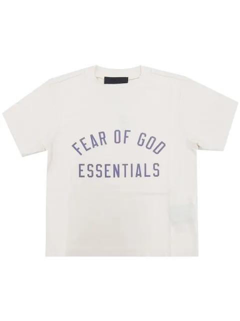 FEAR OF GOD ESSENTIALS logo-print T-shirt Brown 125BT244192F