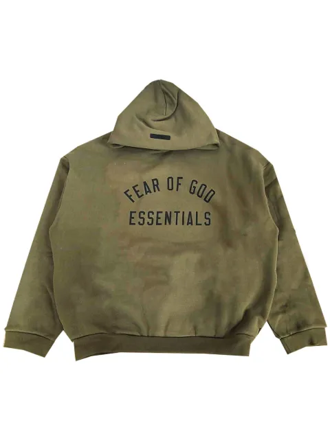 FEAR OF GOD ESSENTIALS fleece hoodie Green 192BT246254F