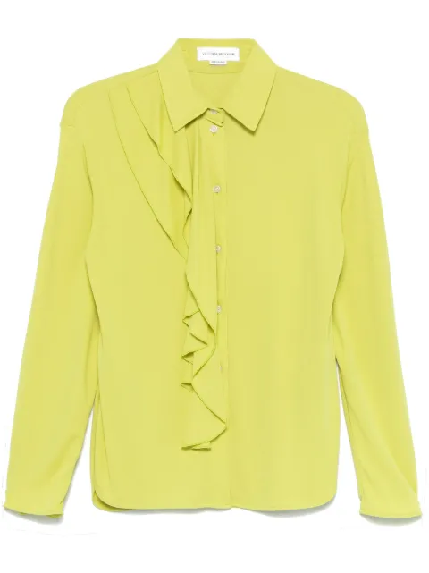 Victoria Beckham crepe shirt Yellow 1424WSH005865B