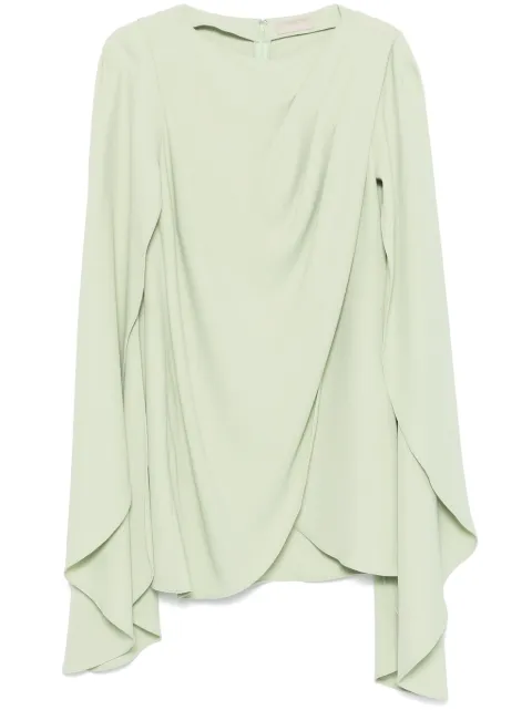 Elie Saab cape blouse Green TO091NF24CD007