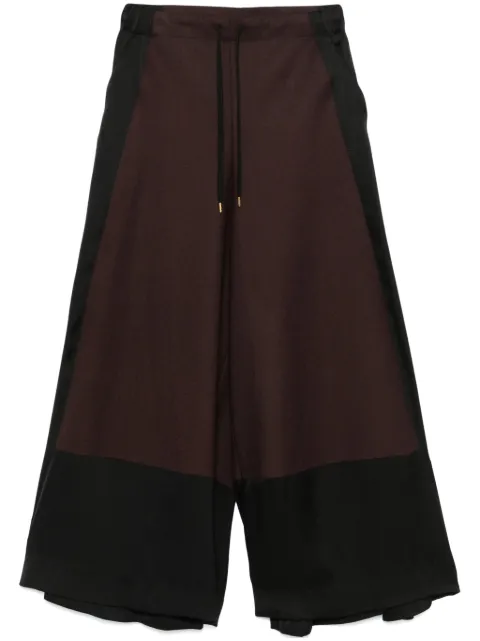 Undercover panelled trousers Brown UC2D1512
