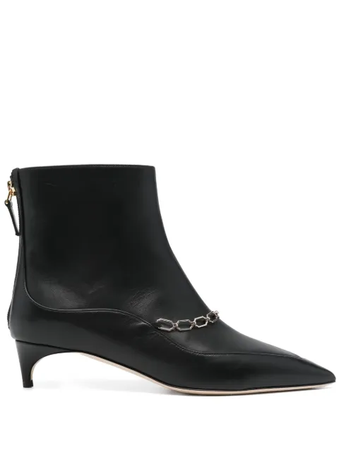 Malone Souliers 40mm Franca ankle boots Black FRANCA402