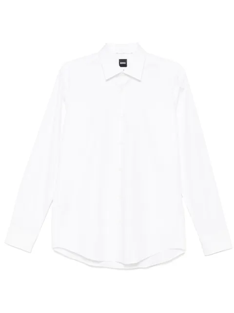 BOSS twill shirt White 50527242
