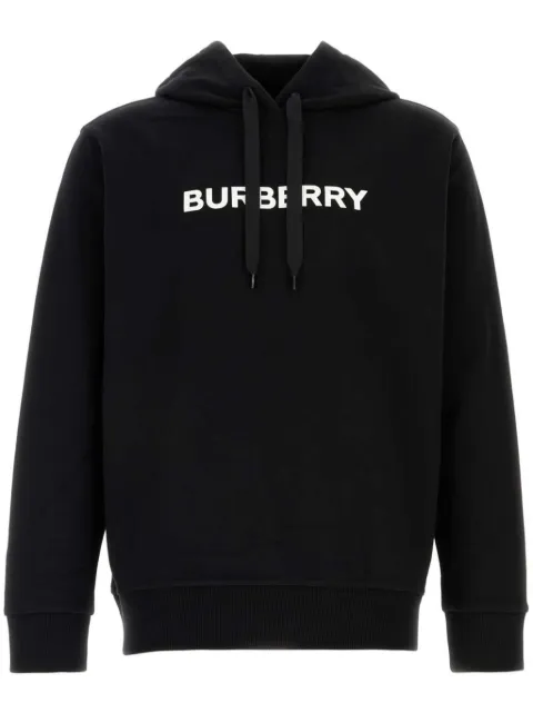 Burberry logo-print hoodie Black 8096363