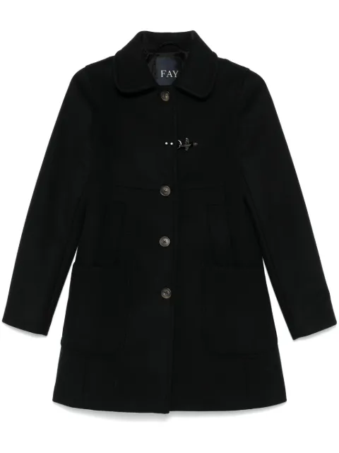 Fay single-breasted coat Black NAW54493060WIL
