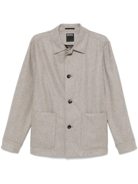 Zegna Alpe shirt jacket Grey 854C03A81DH