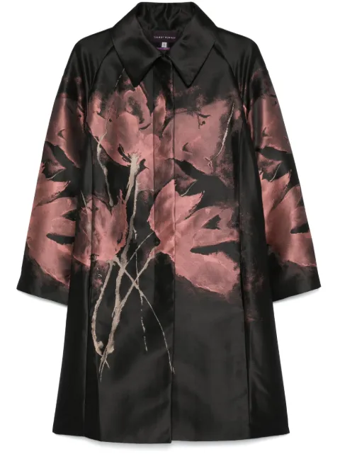 Talbot Runhof floral coat Black UC011008NG30