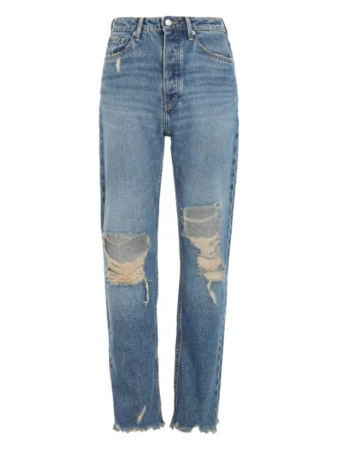 Tommy Hilfiger ripped detailing jeans Blue WW0WW38903