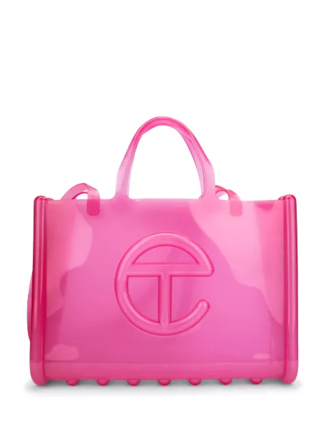 Melissa x Telfar large Jelly tote bag Pink 34405