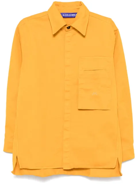 A-COLD-WALL* Reverse shirt Yellow ACWMSH144