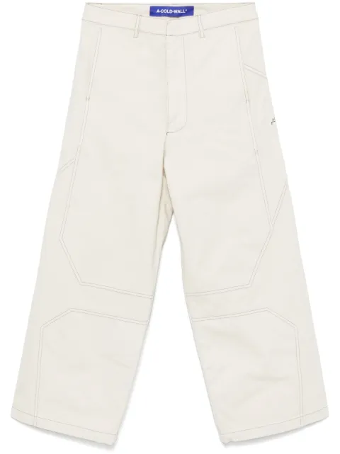 A-COLD-WALL* Format wide-leg trousers Neutrals ACWMB306A