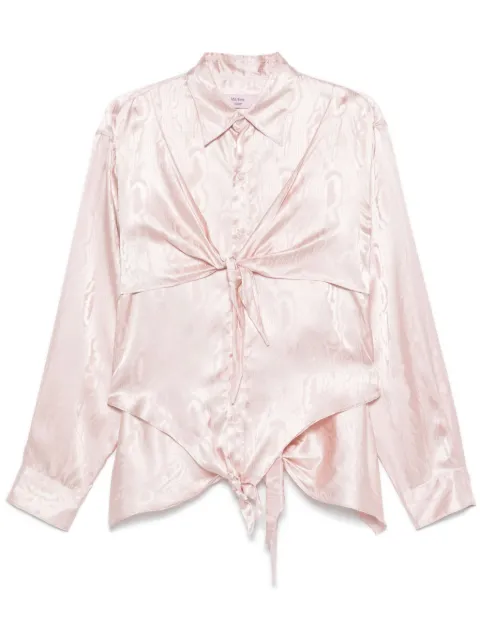 Martine Rose knotted shirt Pink 436WS08106