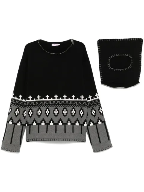 Charles Jeffrey Loverboy Boo sweater Black 042090201