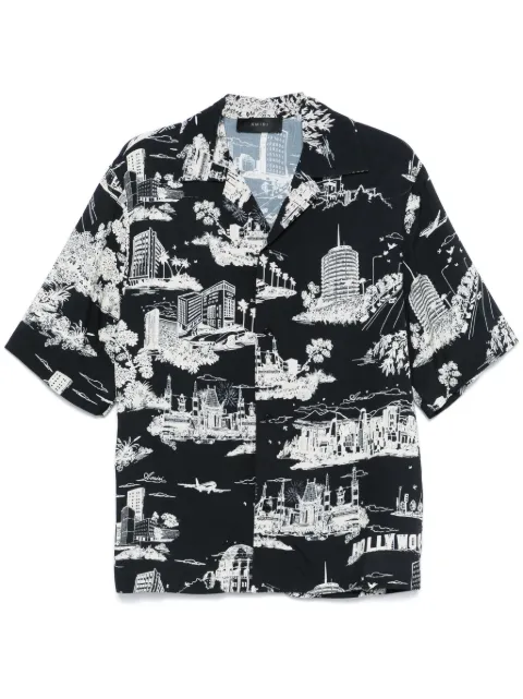 AMIRI LA Landmark shirt Black AMSTCA1030