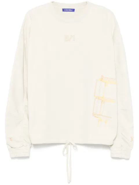 A-COLD-WALL* Shroud sweatshirt Neutrals ACWMW206