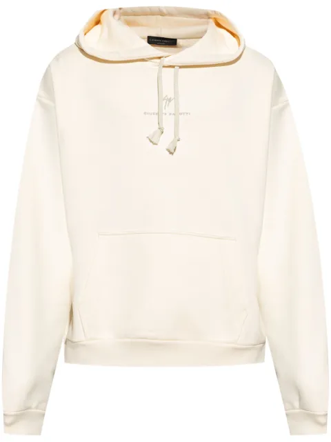 Giuseppe Zanotti LR-63 drawstring hoodie Neutrals IRU4001003