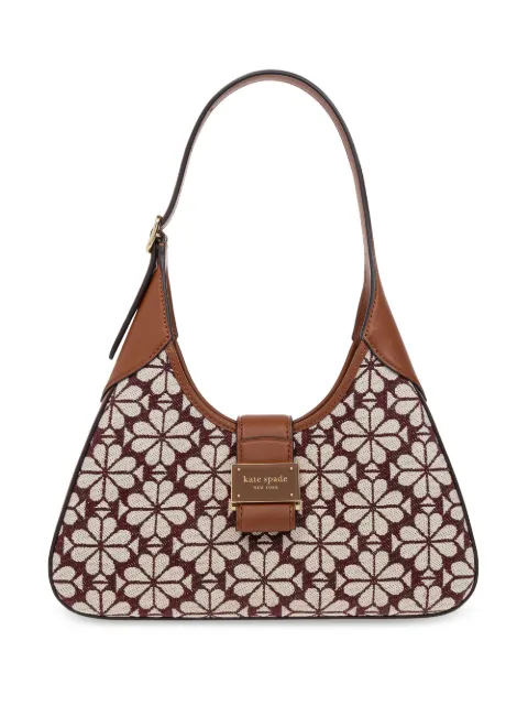Kate Spade small Nouveau floral-jacquard shoulder bag Red KI455