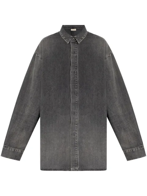 Fear Of God vented denim shirt Black FG24FW501018DNM