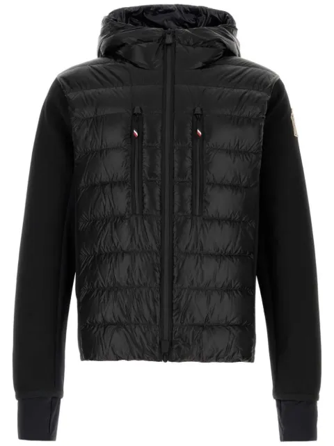 Moncler Grenoble panelled zip-up jacket Black L20979B00005M9800