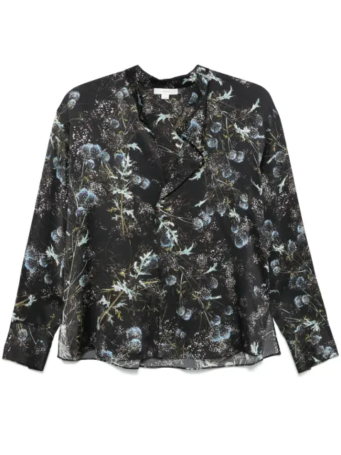 Vince thistle silk blouse Black V055713009