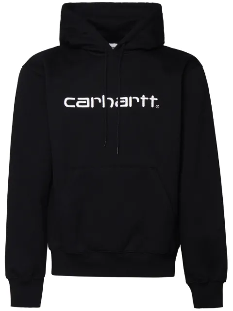 Carhartt WIP logo-print hoodie Black I030547