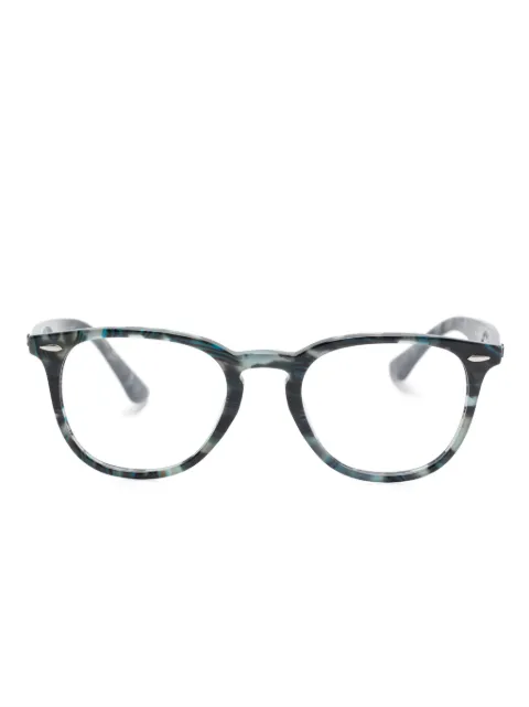 Ray-Ban round-frame glasses Black RB7159