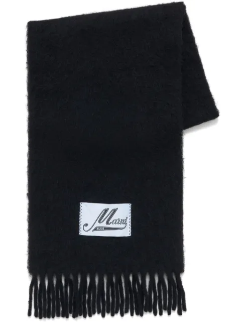 Marni alpaca-blend scarf Black SCMC0059Y0UTW918