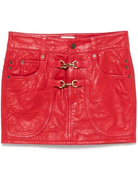 ISABEL MARANT Paulina mini skirt Red JU0281FBB4B031