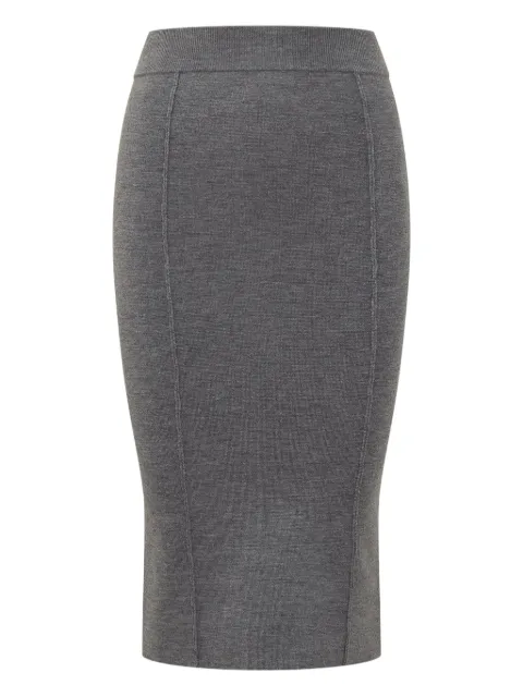 PINKO knitted pencil skirt Grey 103946A221