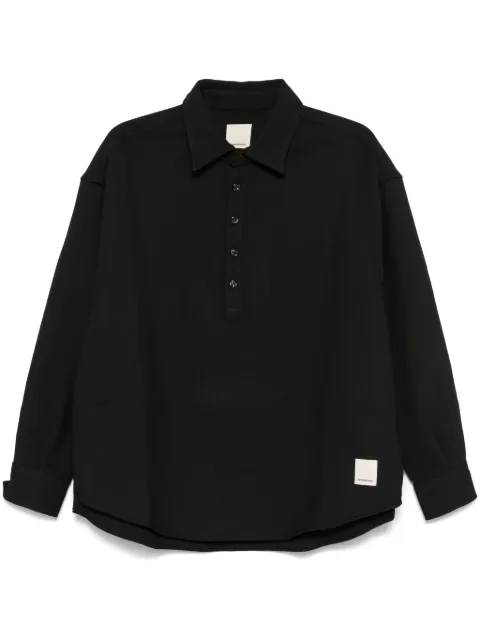 Emporio Armani long-sleeve polo shirt Black 6D1C8M1K5IZ