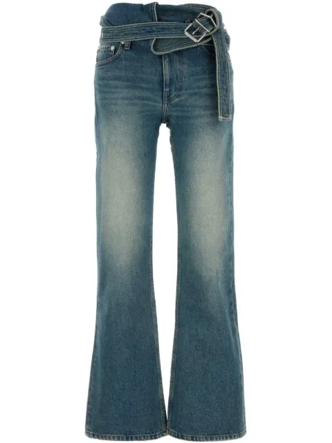 Y/Project wrap belt jeans Blue 107PA006