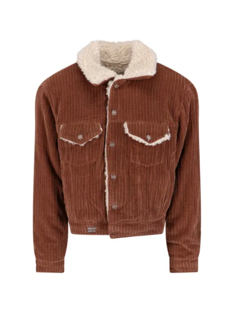 ERL corduroy shearling jacket Brown ERL09J003