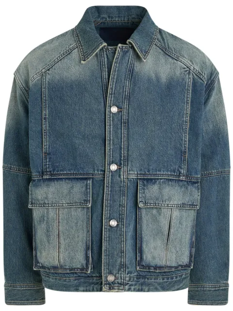 Juun.J panelled denim jacket Blue JC4239P6D