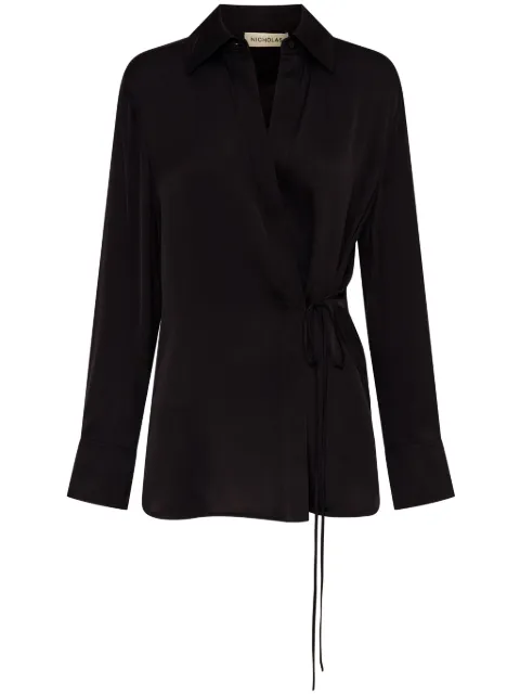 Nicholas Lara shirt Black F24T1816VS